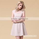 100% Cotton Loose Fashion Designer Korean Fashion A Line Lace Evening Dress thumbnail-3