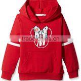 Knitting Printing Pattern Fleece Fabric Sweater for Young Girls thumbnail-1