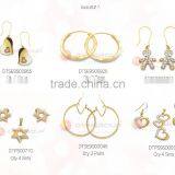 Combo Jewelry For USD $ 250 With Free Shipping Consist Of Designer Mixed Gold Plated Collection of 30 Unique Designs thumbnail-5