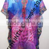 KNEE LENGTH DIGITAL PRINT KAFTAN thumbnail-4