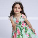 Baby Girl Summer Cotton Frocks Design Clothing Cotton Printed Dress for Kids thumbnail-3