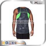 Moisture Wicking Tank Top Men Sublimation Fitness Workout Tank Top thumbnail-2