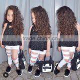 S17442A Summer Style Girls Fashion Casual Set Children Clothing Outfits thumbnail-3