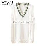 Trend Girl V-neck School Uniform Sweater Vests for High School Students thumbnail-1