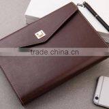 25K PU Leather Planner 3-fold Cover Custom Loose Leaf Binding Organizer Agenda Embossed/gold Foil in Logo thumbnail-3