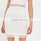 2017 Wholesale Top Design Crochet Trim Tight Mini Dress for Ladies thumbnail-6