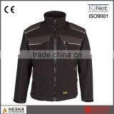 Mens TPU and Fleece 3 Layer Anti-abrasion Softshell Jacket Blue Men thumbnail-2