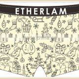 Merry Christmas 88% Polyester 12%sexy Men Underwear Men Underwear 1 Boxer Shorts Men Underwear