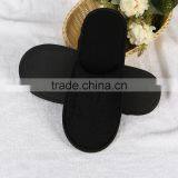 Black Anti-slip Hotel Terry Towel Slipper thumbnail-2