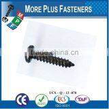 Made In Taiwan Special Screw Pan Head No 3 Square Drive Tapping Screw Type 17 Flat Top Pan Head With Knurl thumbnail-3