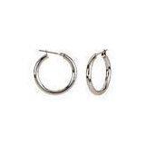 OEM Women's Stainless Steel Sliver Hoop Earrings for Engagement, Gift thumbnail-1