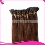 New Arrival Brazilian Pre Bonded I Tip Hair Cold Fusion Hair Extensions