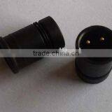 M12 Plastic Male Solder Type Panel Mounting Waterproof Connector