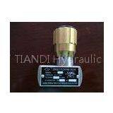 Performance Aluminum Hydraulic Flow Control Needle Valve 35Mpa G1/4