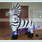 2 Person Zebra Mascot Costume Halloween thumbnail-1