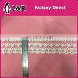 Fashion 2016 Milk Silk Embroidery Lace Trimmings Fancy Embroidery Lace Trim,embroidered Bridal Lace Trim thumbnail-1