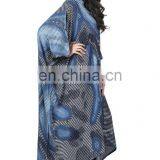 Women's Fusion Dotted Printed Style Free Size Kaftan Girls Party Wear Dresses 2017 / Actresses Dresses Collection (kaftans 2017) thumbnail-5