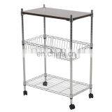 Decorative Brand Wire Supermarket Shopping Cart Trolley System China Foshan thumbnail-1