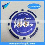 Custom Colorful Plastic Poker Chip With Golf Ball Marker thumbnail-3