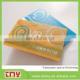 Transperent UV Printing Plastic PVC Business Card thumbnail-2
