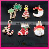 hma004 Christmas hat santa sock pendant rhinestone pendant for Christmas