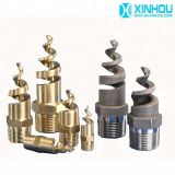 brass full conic dust removal spiral cleaning nozzle