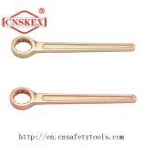 beryllium copper or aluminum bronze non sparking single box end wrench spanner