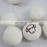 promotional big size dryer with cotton bag packing wool laundry ball