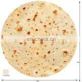 Giant Burrito Parcel Blanket Super Soft Tortilla Round Burrito Blanket Towel Roti Blanket thumbnail-2