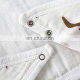 High Quality Natural Colored no Dyeing Muslin Baby Bandana Drool Bibs With 100% Organic Cotton Teething thumbnail-5