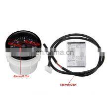 Universal 52mm 12V Car Tachometer 0-6000 RPM (On Dash) White Electrical Auto Tachometer Gauge For Diesel Motor Engine thumbnail-4