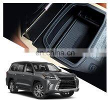 Interior Accessories Parts Silicone Armrest Rest Storage Box Center Control Console Organizer Tray For Lexus Lx470 Lx570 2007-20
