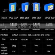 Custom Portable 12v ICR 18650 Rechargeable Diy Lithium Ion Battery Pack With Bms thumbnail-4