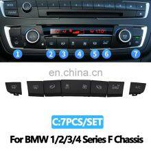 Dashboard Air Conditioner AC Control Key Push Buttons Repair Kit For BMW 1 2 3 4 F Series F20 F30 F35 F45 F46 F80 64119287342 thumbnail-4