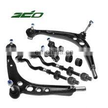 8Pc Front Suspension Kit Lower Control Arm Tie Rod Sway Bar Bushing Compatible With BMWW E36 318i 52088632AA 31126758513 thumbnail-1