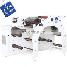 UTS370S High Speed Self Adhesive Label Sticker Cutter Rewinding Machine Price With Turret