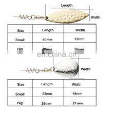 JOHNCOO DIY Spinner Lures Fishing Tackle Pesca Accessories Metal Sequins Lures Blade Spin thumbnail-2