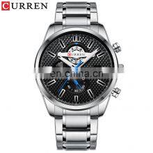 CURREN Brand Men Watch Mens Watches Top Brand Fashionable Men Match Stainless Steel Gold Watch thumbnail-3