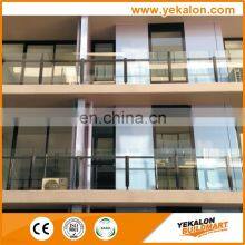 Hot Selling Good Quality Classic Design Semi Frameless Modern Durable Aluminium Glass Terrace Railing Designs thumbnail-4