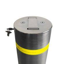 Anti-impact Removable Bollard 114mm Metal Parking Bollard Heavy Duty Barriers for Mall Entrance Garage Door thumbnail-2