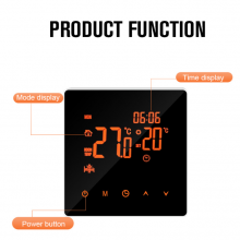 Control new graffiti smart WiFi electric ground heating temperature controller with programming water ground heating gas wall mounted stove temperature controller