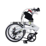 12Inch Small Folding Electric Bicycles 250w 24v A Bike Lithium battery made in china