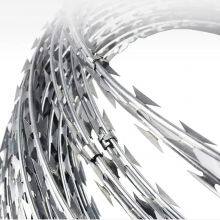 Direct Manufacturer Galvanized PVC Stainless Steel Razor Barbed Wire Plate Razor Barbed Wire thumbnail-1