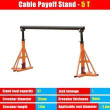 Hydraulic Triangular Cable Pay‑Off Bracket – 5T, Heavy‑Duty for Construction & Power thumbnail-1
