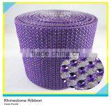 Rhinestone Plastic Mesh Plastic Crystal Rhinestone Mesh Rolls thumbnail-3