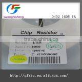 0402 SMD Resistor 160R 1% 1/16W thumbnail-1