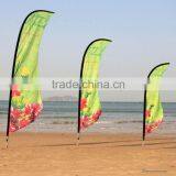 polyester beach flag,swooper,feather flag,flying banner,knife banner