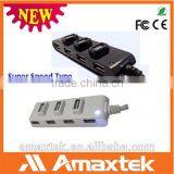 Shenzhen Amaxtek New Arrival 7 Port USB 2.0 Charging Hub Device thumbnail-3