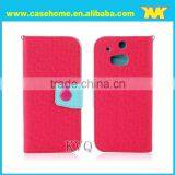 Flip Wallet Leather Phone Case for Htc 709d