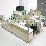Modern Office Cubicle Workstation Desk for 4 Persons (SZ-WSB422)